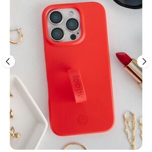 Iphone 14 Plus 6.7 Loopy Case red perfect condition